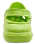 The Crocs Womens Classic Crush Clogs in Limeade