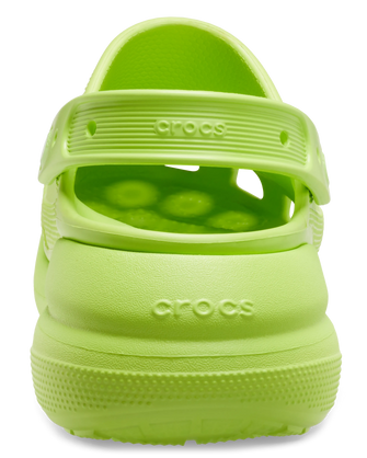 The Crocs Womens Classic Crush Clogs in Limeade