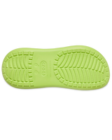 The Crocs Womens Classic Crush Clogs in Limeade