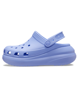 The Crocs Womens Classic Crush Clogs in Moon Jelly