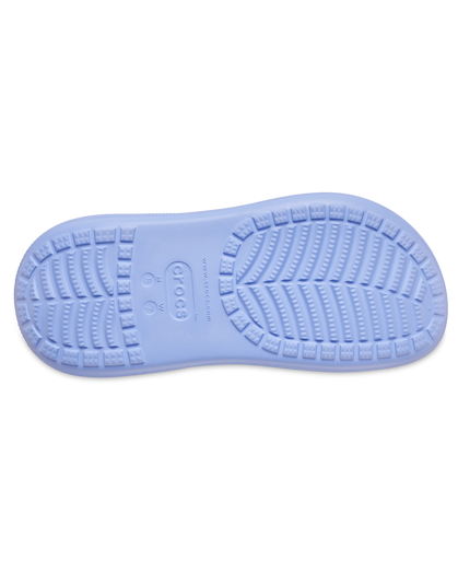 The Crocs Womens Classic Crush Clogs in Moon Jelly