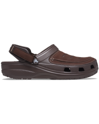 The Crocs Mens Yukon Vista II Clog in Espresso & Mushroom