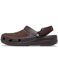 The Crocs Mens Yukon Vista II Clog in Espresso & Mushroom