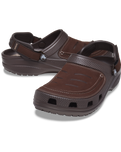 The Crocs Mens Yukon Vista II Clog in Espresso & Mushroom