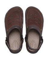 The Crocs Mens Yukon Vista II Clog in Espresso & Mushroom