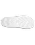 The Crocs Womens Classic Platform Sliders in White