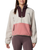 The Columbia Womens Sequoia Grove Half Zip Fleece Jacket in Dark Stone & Pink Agave