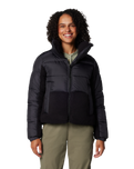 The Columbia Womens Leadbetter Point II Sherpa Hybrid Jacket in Black