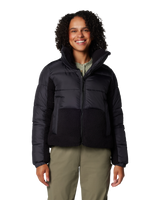 The Columbia Womens Leadbetter Point II Sherpa Hybrid Jacket in Black