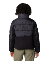 The Columbia Womens Leadbetter Point II Sherpa Hybrid Jacket in Black