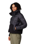 The Columbia Womens Leadbetter Point II Sherpa Hybrid Jacket in Black