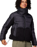 The Columbia Womens Leadbetter Point II Sherpa Hybrid Jacket in Black