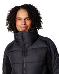 The Columbia Womens Leadbetter Point II Sherpa Hybrid Jacket in Black