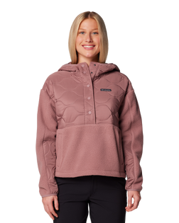 The Columbia Womens Cloud Point Hooded Fleece Jacket in Fig