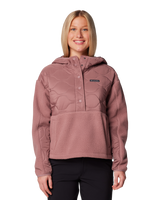 The Columbia Womens Cloud Point Hooded Fleece Jacket in Fig