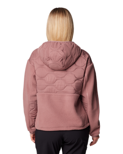 The Columbia Womens Cloud Point Hooded Fleece Jacket in Fig