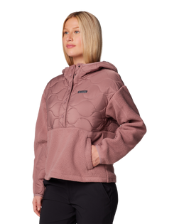 The Columbia Womens Cloud Point Hooded Fleece Jacket in Fig