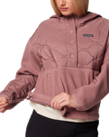 The Columbia Womens Cloud Point Hooded Fleece Jacket in Fig