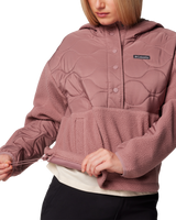 The Columbia Womens Cloud Point Hooded Fleece Jacket in Fig