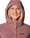 The Columbia Womens Cloud Point Hooded Fleece Jacket in Fig