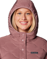 The Columbia Womens Cloud Point Hooded Fleece Jacket in Fig