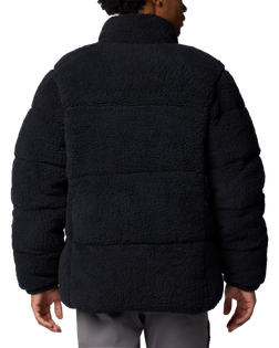 The Columbia Mens Puffect II Sherpa Fleece Jacket in Black