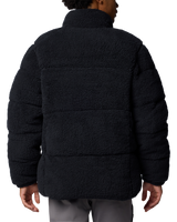 The Columbia Mens Puffect II Sherpa Fleece Jacket in Black