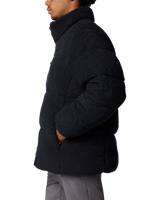 The Columbia Mens Puffect II Sherpa Fleece Jacket in Black