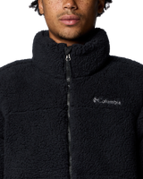 The Columbia Mens Puffect II Sherpa Fleece Jacket in Black