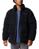 The Columbia Mens Puffect II Sherpa Fleece Jacket in Black