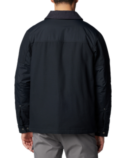 The Columbia Mens Loma Vista Fusion Jacket in Black & Black Ripstop