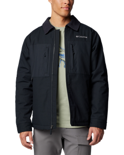 The Columbia Mens Loma Vista Fusion Jacket in Black & Black Ripstop