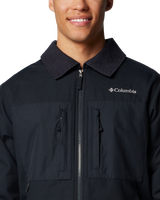 The Columbia Mens Loma Vista Fusion Jacket in Black & Black Ripstop