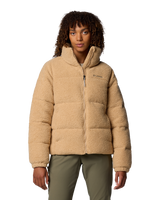 The Columbia Womens Puffect Sherpa Fleece Jacket in Canoe