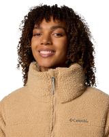 The Columbia Womens Puffect Sherpa Fleece Jacket in Canoe