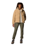 The Columbia Womens Puffect Sherpa Fleece Jacket in Canoe