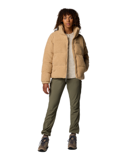 The Columbia Womens Puffect Sherpa Fleece Jacket in Canoe