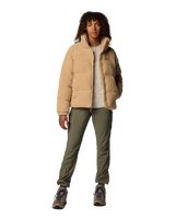 The Columbia Womens Puffect Sherpa Fleece Jacket in Canoe