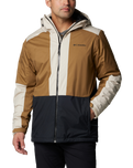 The Columbia Mens Point Park II Insulated Jacket in Dark Stone, Delta & Black