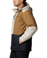 The Columbia Mens Point Park II Insulated Jacket in Dark Stone, Delta & Black