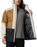 The Columbia Mens Point Park II Insulated Jacket in Dark Stone, Delta & Black