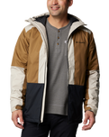 The Columbia Mens Point Park II Insulated Jacket in Dark Stone, Delta & Black