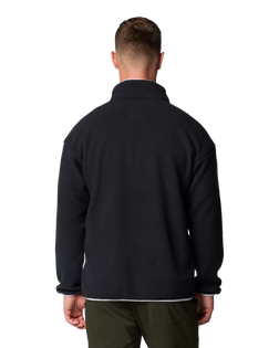 The Columbia Mens Helvetia II Half Snap Fleece Jacket in Black