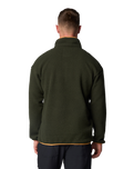 The Columbia Mens Helvetia II Half Snap Fleece Jacket in Greenscape