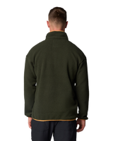 The Columbia Mens Helvetia II Half Snap Fleece Jacket in Greenscape