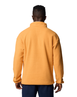 The Columbia Mens Helvetia II Half Snap Fleece Jacket in Sunstone