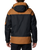 The Columbia Mens Challenger II Insulated Jacket in Black & Camel Brown