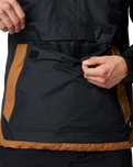 The Columbia Mens Challenger II Insulated Jacket in Black & Camel Brown