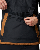 The Columbia Mens Challenger II Insulated Jacket in Black & Camel Brown