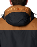 The Columbia Mens Challenger II Insulated Jacket in Black & Camel Brown